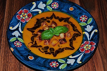 K&uuml;rbis - Kokos Suppe 11