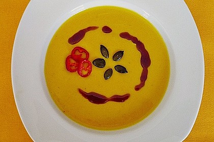 K&uuml;rbis - Kokos Suppe 12