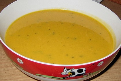K&uuml;rbis - Kokos Suppe