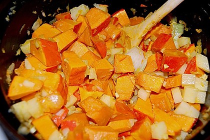 K&uuml;rbis - Kokos Suppe 23