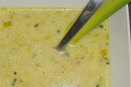 Kartoffel - Lauchcremesuppe 7