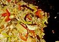 Schweinefleisch - Pilz - Pfanne