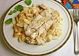Fischfilet auf Chinakohl