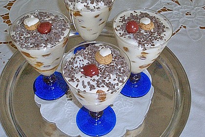 Amarettini - Kirsch Nachspeise 6