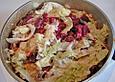 Wirsingeintopf mit Rote Bete und Hackfleisch