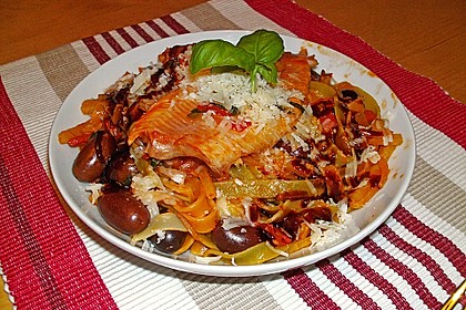 Spaghetti mit Tomaten - Thunfischsauce