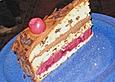 Mousse au Chocolat - Torte mit Kirschen