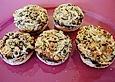 Gebackene Champignons