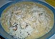 Bananenfleisch in Kokossauce