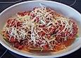 Maultaschen in Tomatenso&szlig;e
