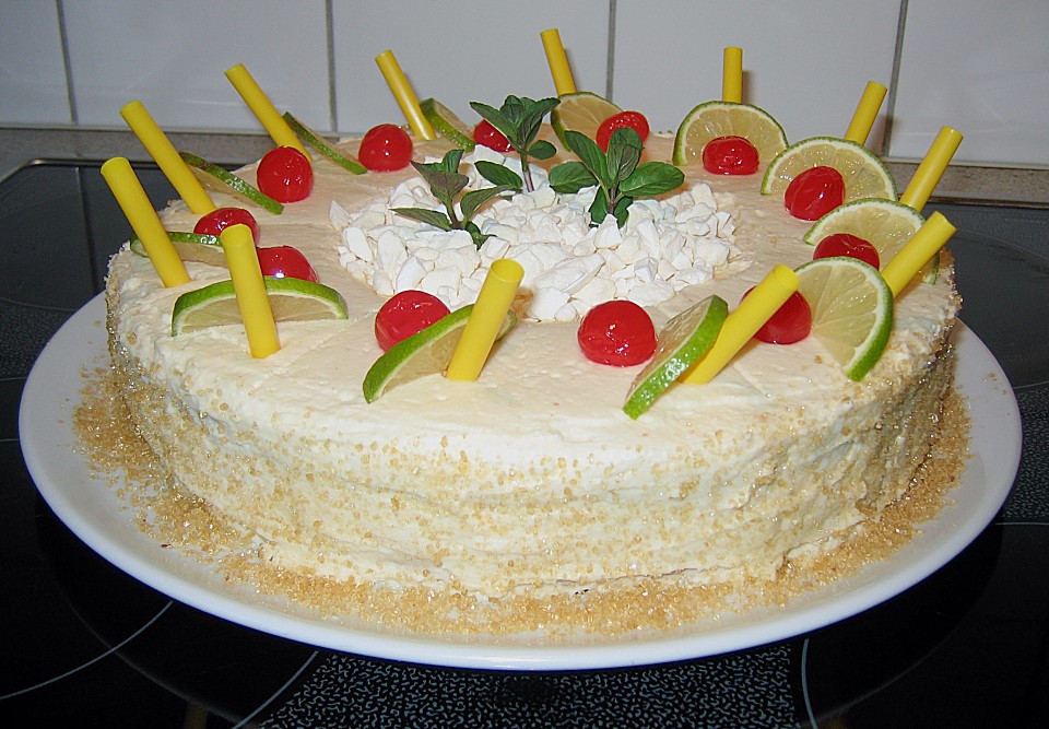 Caipirinha - Torte (Rezept mit Bild) von Sonnenblume21 | Chefkoch.de