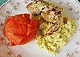 Schweinefilet auf K&auml;serisotto
