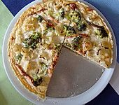 Brokkoli - Lachs - Quiche (Bild)
