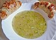 Porreesuppe mit Speckh&ouml;rnchen