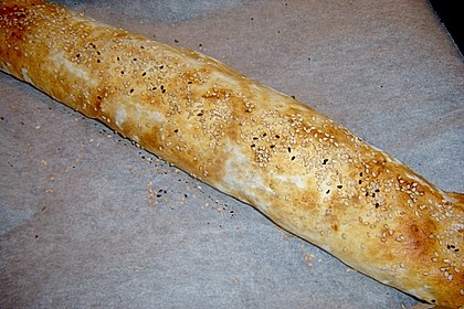 Teigpastete mit Spinat und Hackfleisch 3