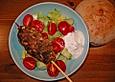 Spie&szlig;e mit Lammhackfleisch & Schafsk&auml;se