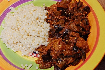 Khoresht - e- Bademjan - Lammfleisch mit Auberginen 5