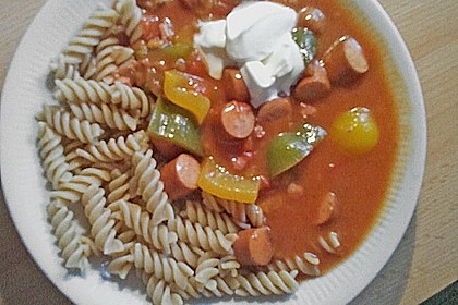 Wurstgulasch 4