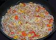 Hackfleischpfanne mit Glasnudeln