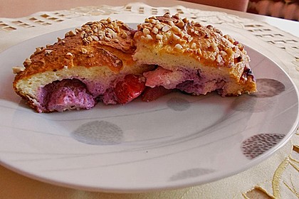 Grieß-Quark-Auflauf mit Obst 3