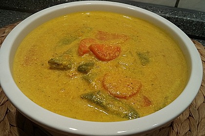Gr&uuml;ne Bohnen-M&ouml;hren Suppe 2
