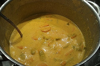 Gr&uuml;ne Bohnen-M&ouml;hren Suppe 3