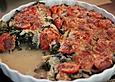 Mangoldgratin mit Parmesankruste