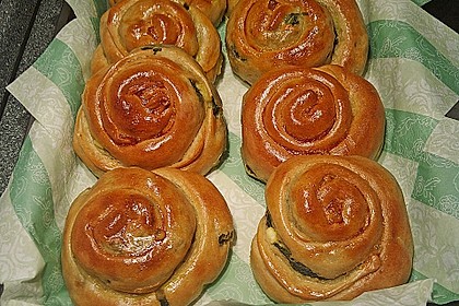 Griechische gef&uuml;llte Pita mit Spinat und Schafsk&auml;se 10