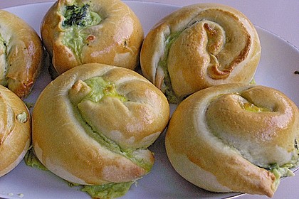 Griechische gef&uuml;llte Pita mit Spinat und Schafsk&auml;se 12