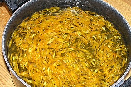 Sirup aus Orangenschalen