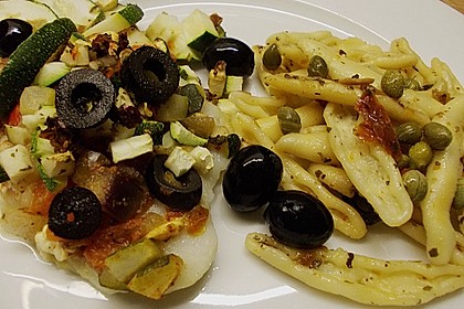 Pangasiusfilet mediterran mit Gem&uuml;se