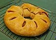 Gerolltes Gem&uuml;se-Wei&szlig;brot