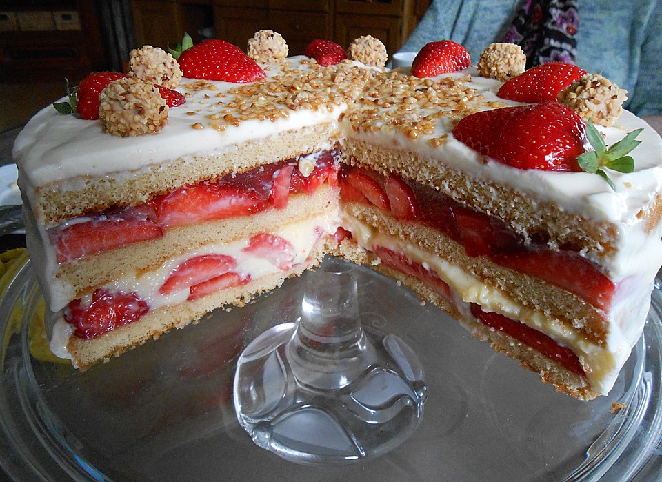 Erdbeer torte vanille pudding Rezepte | Chefkoch.de
