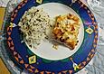 Lachs mit Tomatendecke im Backofen