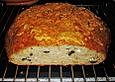 Focaccia mit Oliven, Schafsk&auml;se, Schinken