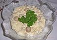 Eiersalat mit Champignons