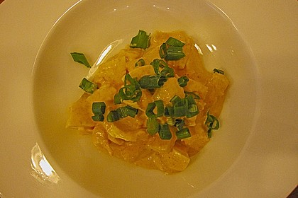 Eiersalat mit selbstgemachter Curry-Mayonnaise und Ananas 2