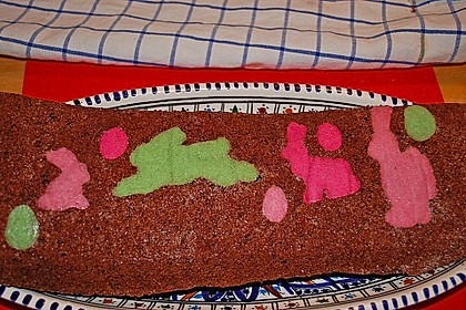 Biskuitrolle mit Erdbeerfüllung 39
