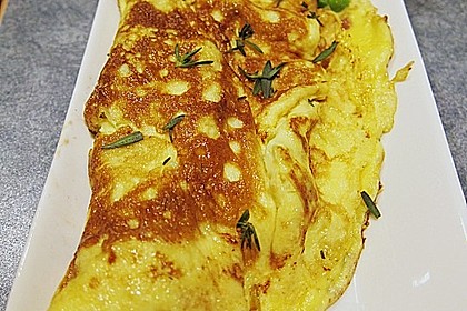 Omelette mit Pfifferlingen 8