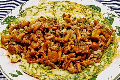 Omelette mit Pfifferlingen 7