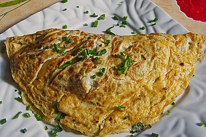 Omelette mit Pfifferlingen 4