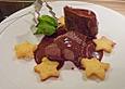3 Sterne-Rehfilet mit Polenta-Sternen und Mandel-Brokkoli