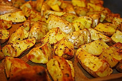 Kartoffelspalten mediterran, aus der Actifry oder aus dem Backofen 4