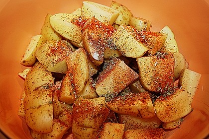 Kartoffelspalten mediterran, aus der Actifry oder aus dem Backofen 6
