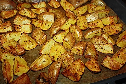Kartoffelspalten mediterran, aus der Actifry oder aus dem Backofen 3