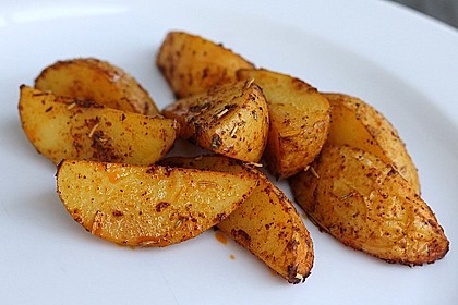 Kartoffelspalten mediterran, aus der Actifry oder aus dem Backofen 1