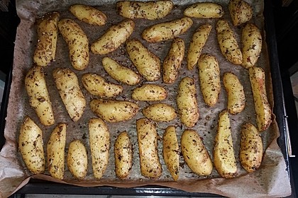 Kartoffelspalten mediterran, aus der Actifry oder aus dem Backofen 5