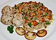 Semmelkn&ouml;del mit Waln&uuml;ssen