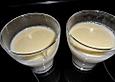 Orangen-Panna cotta mit Espresso