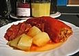 Feuriger Kartoffel-Paprika-Topf